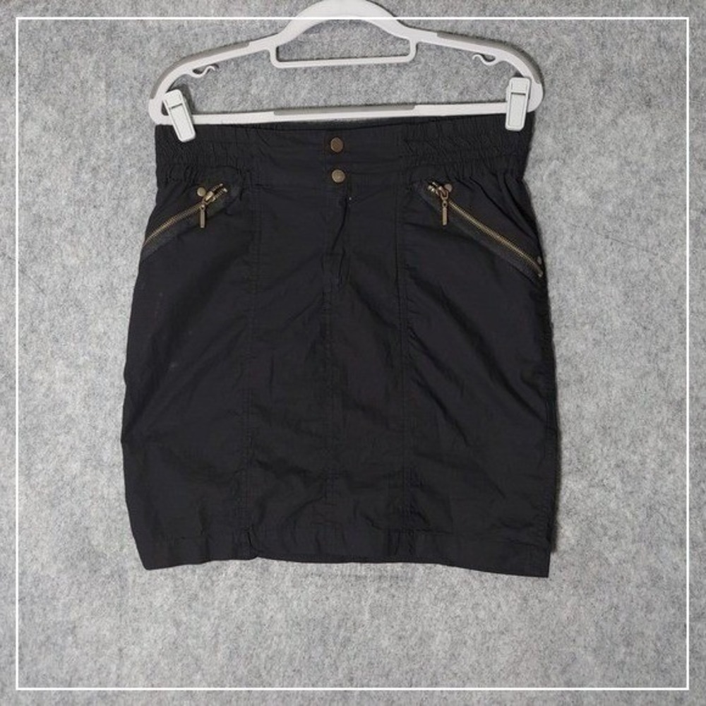Zara Basic Skirt S Black Cargo Pocket‎ Lightweight Utility Grunge Streetwear